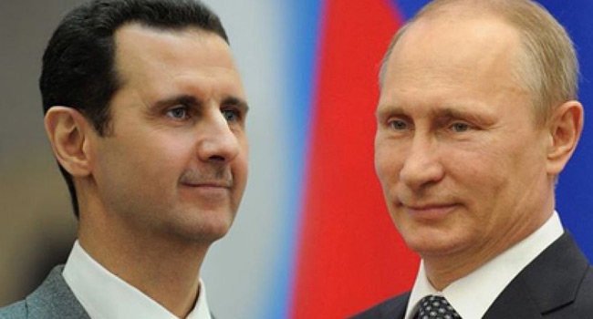 بيسكوف يتحدث عن مضمون رسالة بوتين إلى الرئيس الأسد!