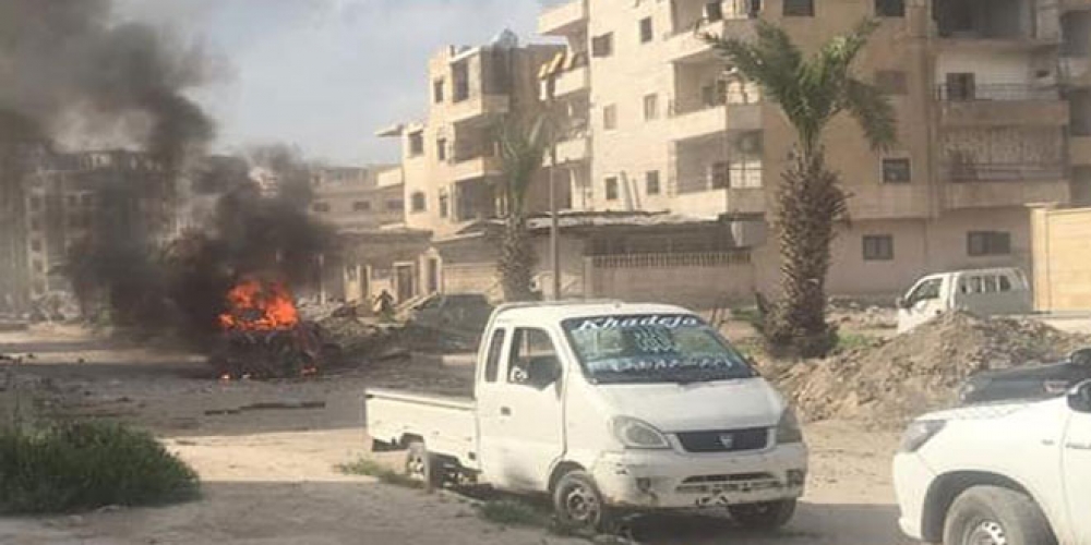 استشهاد عدد من المدنيين بانفجار لغم وسيارتين مفخختين من مخلفات “داعش” في الرقة