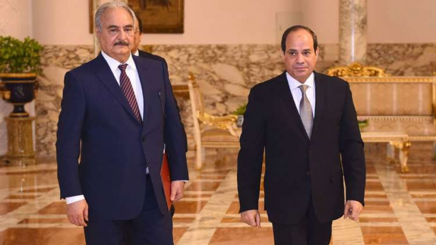 السيسي يؤكد لحفتر دعم مصر لجهود مكافحة الإرهاب والمليشيات المتطرفة