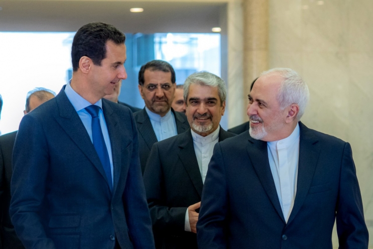 الرئيس الأسد يستقبل وزير خارجية الجمهورية الإسلامية الإيرانية  جواد ظريف