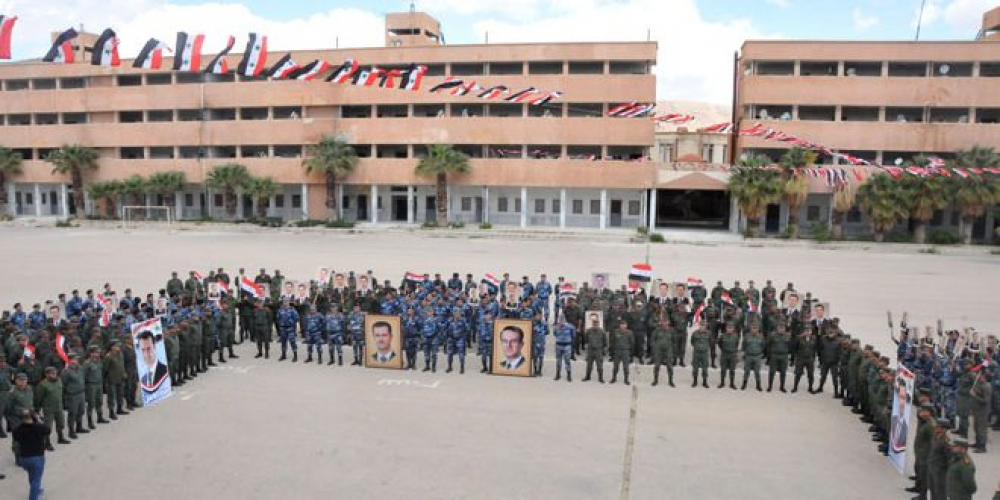 قوى الأمن الداخلي تحتفل بذكرى الجلاء: سورية اعتادت صناعة الانتصارات