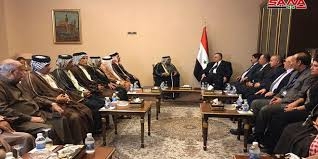 رئيس مجلس الشعب يلتقي شيوخ العشائر العربية في العراق