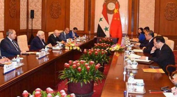  جلسة محادثات سورية صينية: زيادة التنسيق للوصول إلى مستوى العلاقات الاستراتيجية