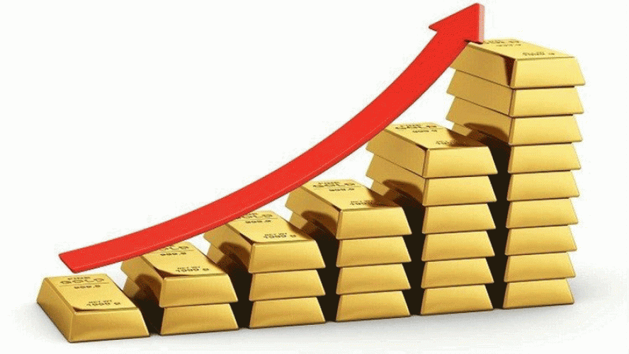 ارتفاع أسعار الذهب جراء مخاوف النمو العالمية