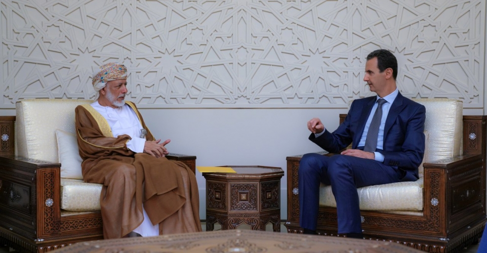 الرئيس الأسد يبحث مع بن علوي التطورات على الساحتين الإقليمية والدولية 