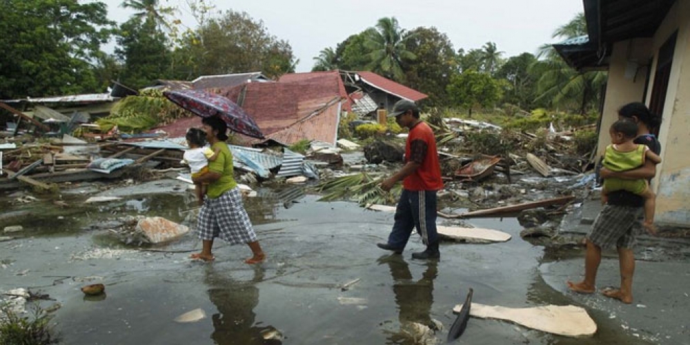 زلزال بشدة سبع درجات يضرب جزيرة سومطرة الإندونيسية   