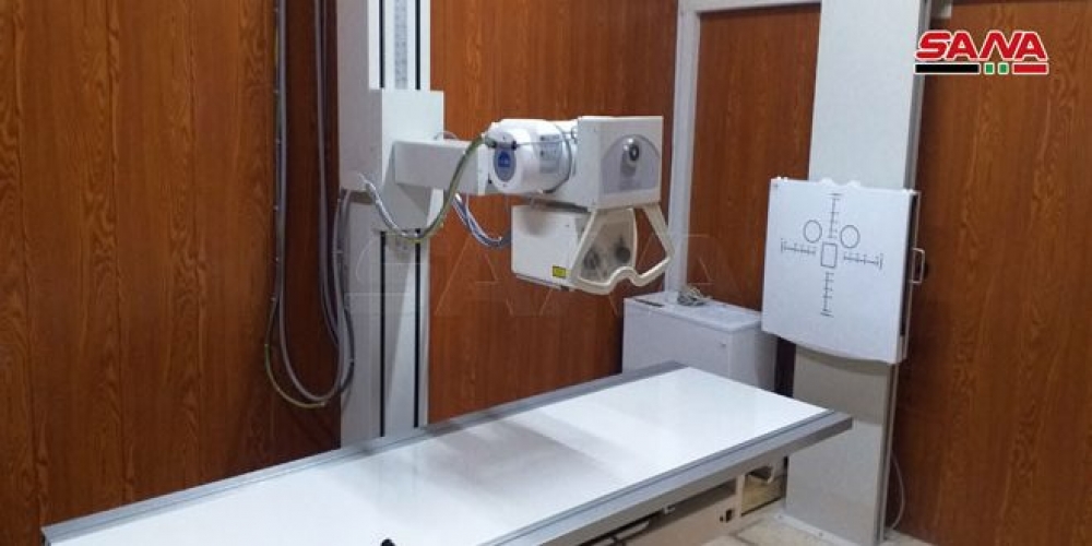 تزويد مشفى تدمر الوطني بجهاز أشعة حديث