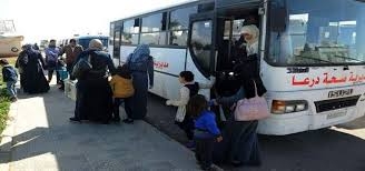 عودة دفعة جديدة من المهجرين في الأردن عبر مركز نصيب الحدودي إلى قراهم وبلداتهم