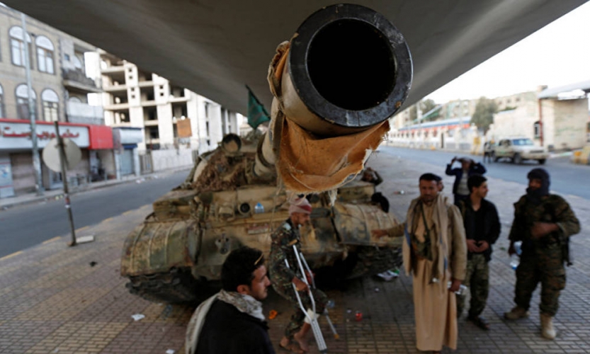 في تطور مفاجيء .. الجيش اليمني يسقط طائرة امريكية بصاروخ مطور محلياً
