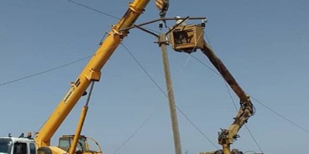 اعادة التيار الكهربائي إلى عدد من القرى بريف درعا