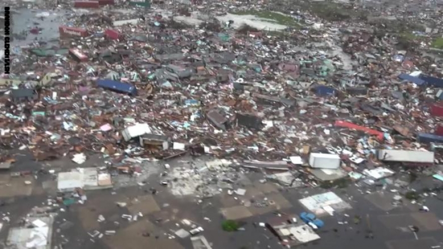 ارتفاع عدد ضحايا الإعصار دوريان في الباهاماس  