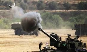  مدفعية الاحتلال تقصف هدفين شمال قطاع غزة  و صواريخ على المستعمرات