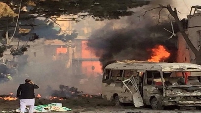 تفجير انتحاري قرب السفارة الأمريكية في كابول   