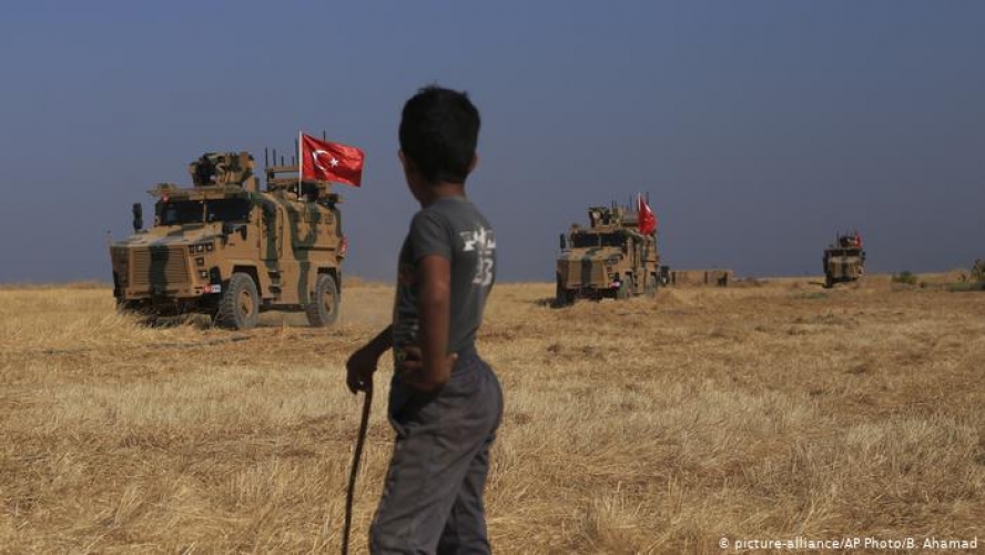  الاحتلال التركي يعلن البدء بعدوان بري على سورية برفقة جماعات ارهابية