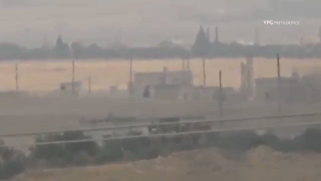  شاهد تدمير دبابة تركية طورها كيان الاحتلال الاسرائيلي شمال سورية - فيديو