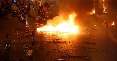 وفاة شخصين بحريق قرب تظاهرات بيروت