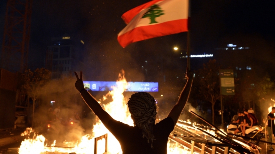 خريطة المواقف السياسية اللبنانية بشأن التظاهرات الشعبية 
