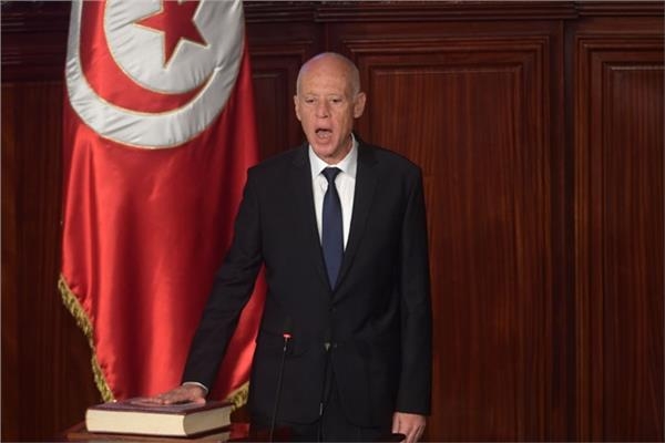 قيس سعيد يؤدي اليمين الدستورية رئيسا لتونس