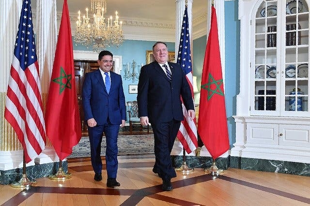 نتيجة بحث الصور عن وزيرا خارجية المغرب والولايات المتحدة يبحثان التصدي لإيران في إفريقيا