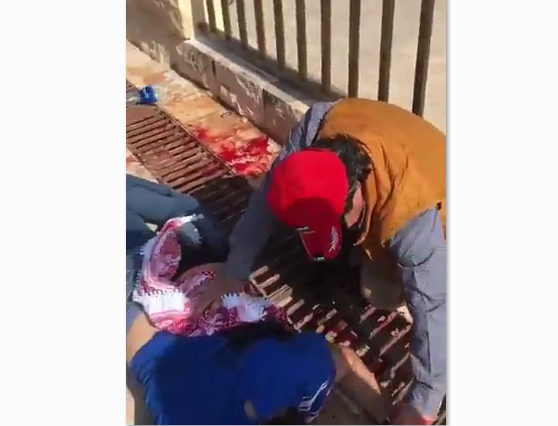 مشاهد من الاعتداء على سياح في مدينة جرش الأردينة - فيديو