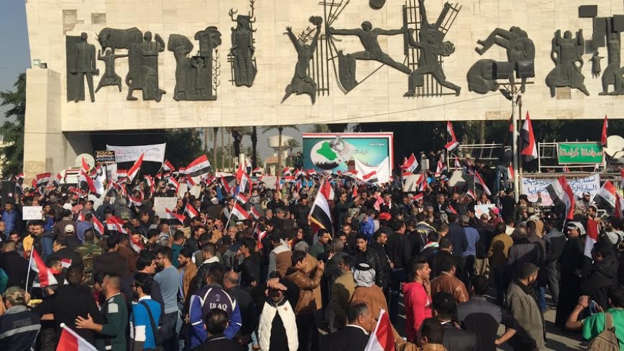 اجراءات امنية مشددة في بغداد قبيل صلاة الجمعة وتوقعات بمظاهرة مليونية في ساحة التحرير