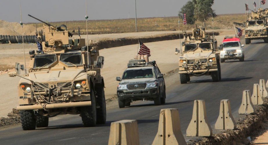 بتغطية جوية دخول رتل لقوات الاحتلال الأمريكي من العراق إلى سوريا يضم 22 آلية عسكرية 