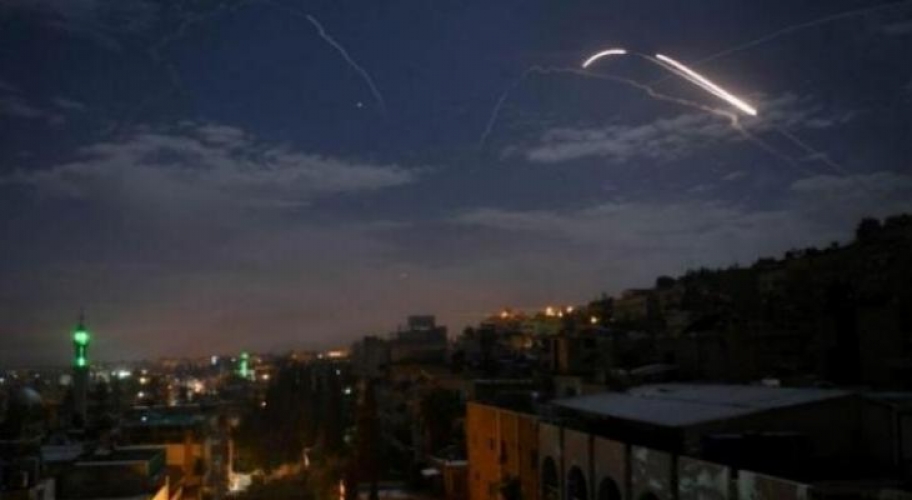 الاحتلال يزعم انه اعترض الصواريخ التي اطلقت من سوريا على مواقعه