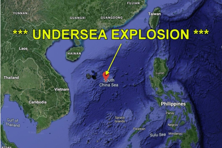 ما هي حقيقة الانفجار النووي في بحر الصين ... و من يقف خلفه ..؟  