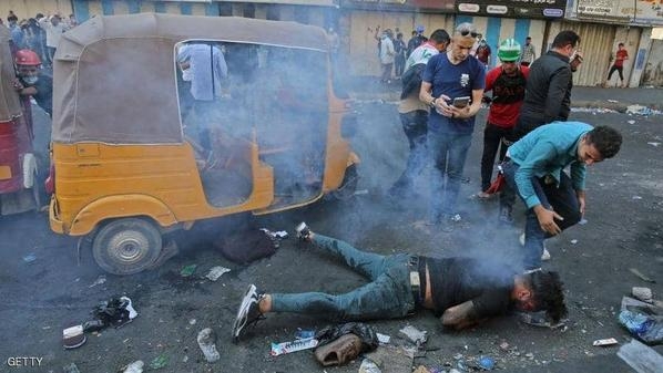 مقتل متظاهرين اثنين في تجدد الاشتباكات جنوبي العراق