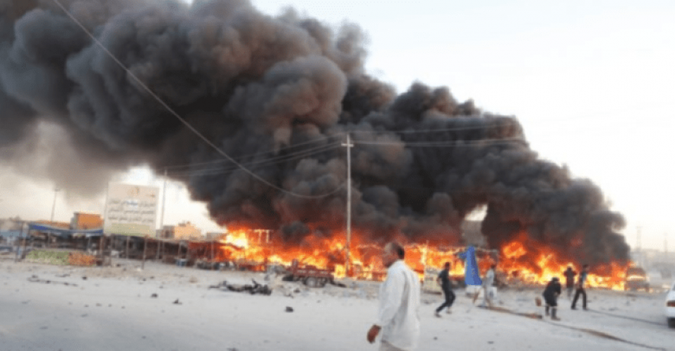  انفجار عبوة ناسفة ودراجة نارية في بغداد 