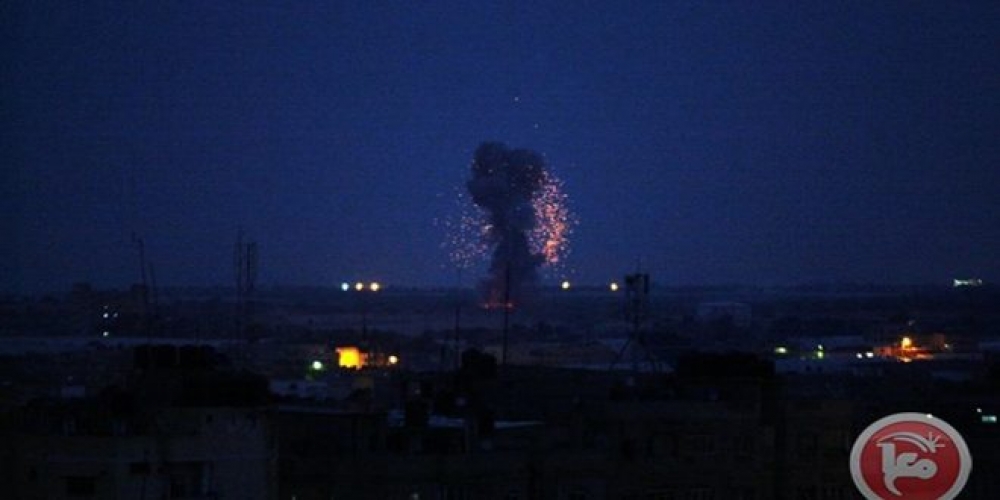 طائرات الاحتلال الإسرائيلي تشن عدواناً جديداً على قطاع غزة   