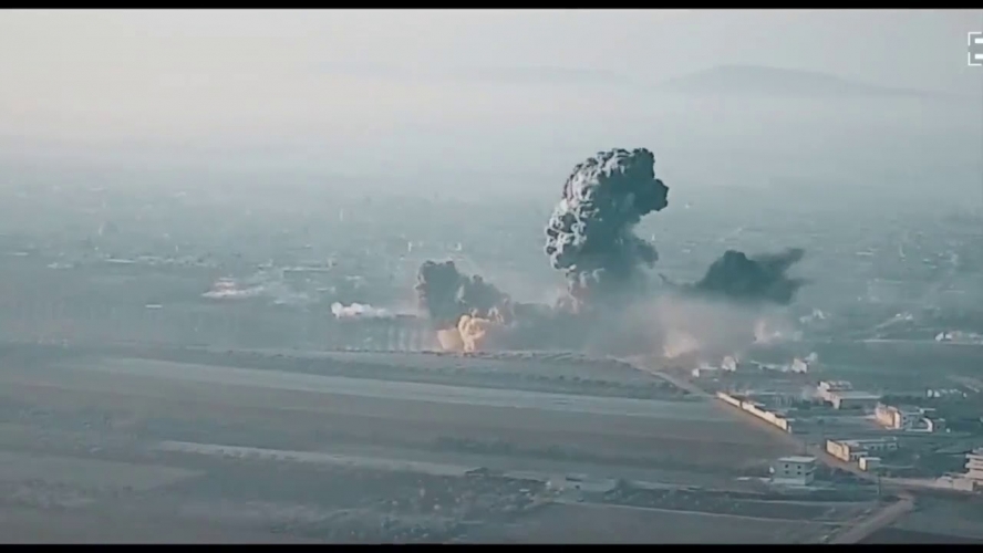  فيديو لانفجار مذهل لقنبلة مجهولة في سوريا
