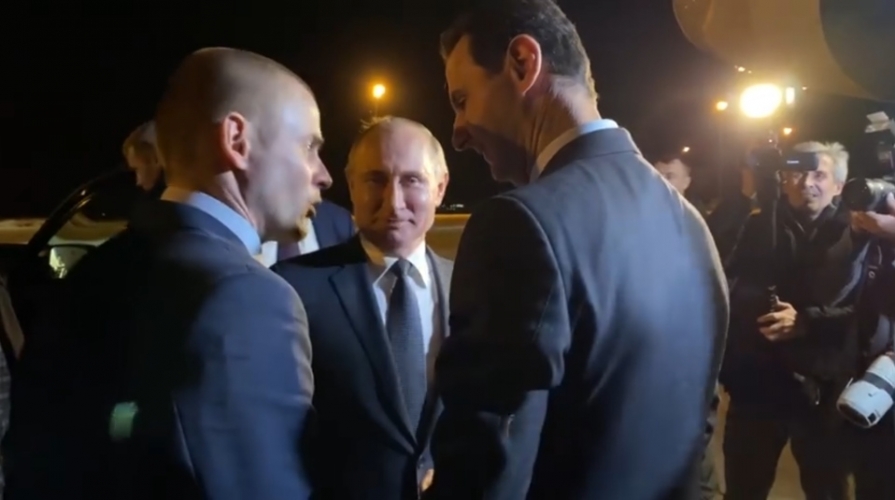 شاهد..لحظات وداع الرئيس الروسي فلاديمير بوتين في مطار دمشق الدولي