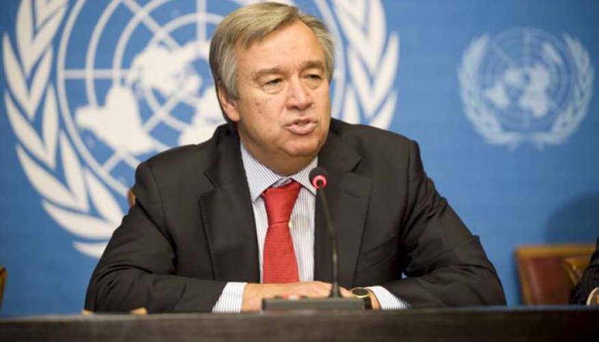 غوتيريش يؤكد ضرورة الحفاظ على دور الامم المتحدة حتى لا تلقى مصير عصبة الامم