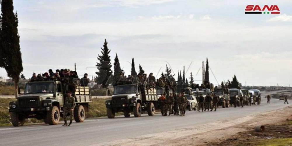 الجيش العربي السوري يدخل مدينة سراقب وسط إنهيار الارهابيين.   