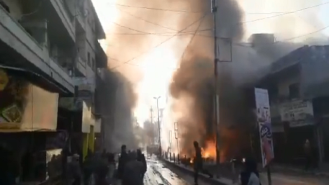 استشهاد 3 مدنيين وإصابة آخرين بانفجار سيارة مفخخة في عفرين