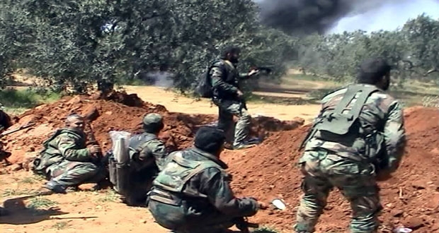 وحدات الجيش العربي السوري تدمر ثلاث عربات مصفحة تركية قرب النيرب   