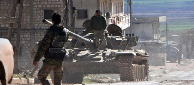 وحدات الجيش العربي السوري تدخل قرية الشيخ علي