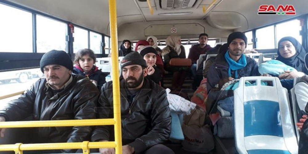 عودة دفعات جديدة من السوريين المهجرين إلى أرض الوطن قادمين من لبنان
