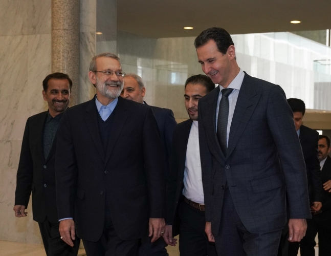 الرئيس الأسد لوفد ايراني: الشعب السوري مصمم على تحرير كامل الأراضي السورية