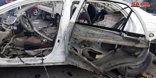 استشهاد مدني وإصابة آخر نتيجة انفجار عبوة ناسفة بسيارة مدنية في محيط ملعب تشرين بدمشق   