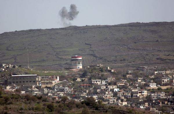 العدو الإسرائيلي يعتدي بصاروخ على سيارة مدنية في قرية عين التينة بريف القنيطرة   
