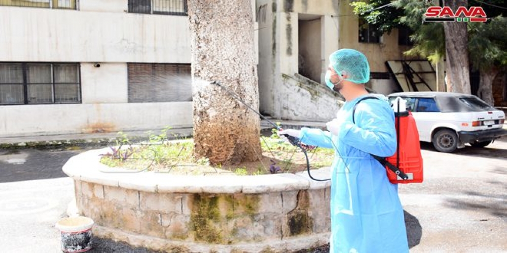 حملات تعقيم وتنظيف في عدة محافظات ضمن إجراءات التصدي لفيروس كورونا   
