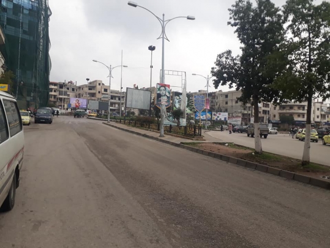 بالصور..  شوارع مدينة حمص اليوم في ظل الإجراءات الوقائية من كورونا