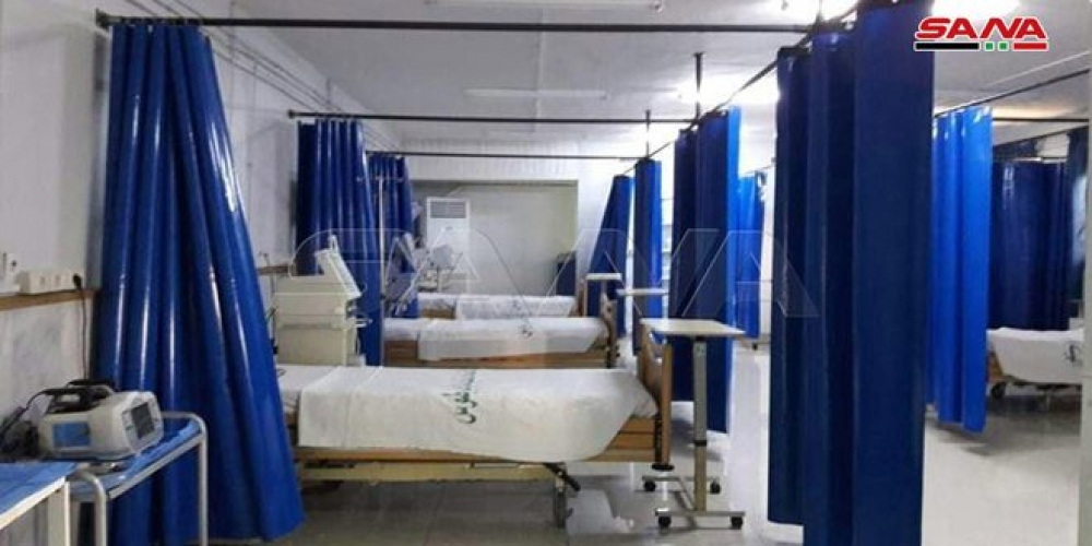 تخصيص الشعبة الصدرية في مشفى الباسل بطرطوس كجناح خاص للعزل الطبي   