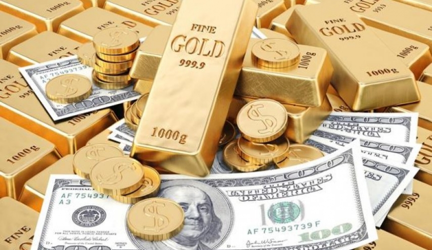 أسعار الدولار والذهب تنخفض تدريجياً قبل 