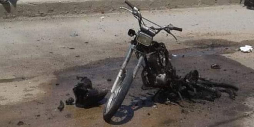 إصابة مدنيين اثنين بانفجار دراجة نارية مفخخة في الشدادي بريف الحسكة   