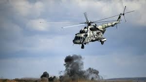 ضحايا من الجيش الروسي اثر هبوط اضطراري لمروحية مي-8   
