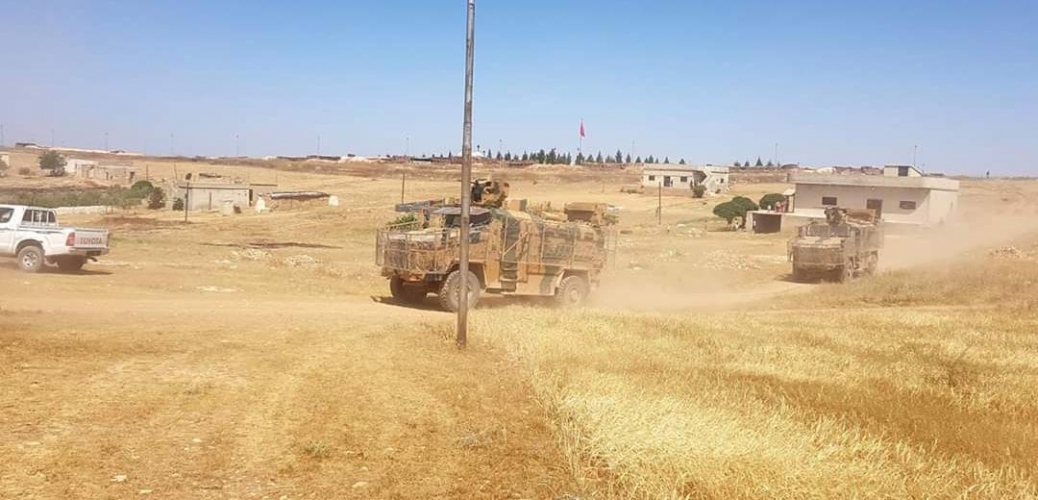 القوات الروسية تسير دورية مشتركة مع الاحتلال التركي في ريف رأس العين  الغربي