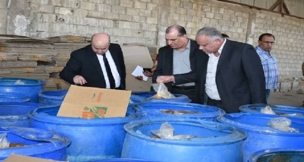 ضبط مواد غذائية فاسدة في طريقها للاستهلاك البشري بريف دمشق